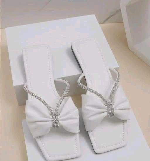 Women’s Stylish Bow Slippers with Rhinestone Straps – 4 Colors – Size 37-41 in Pakistan