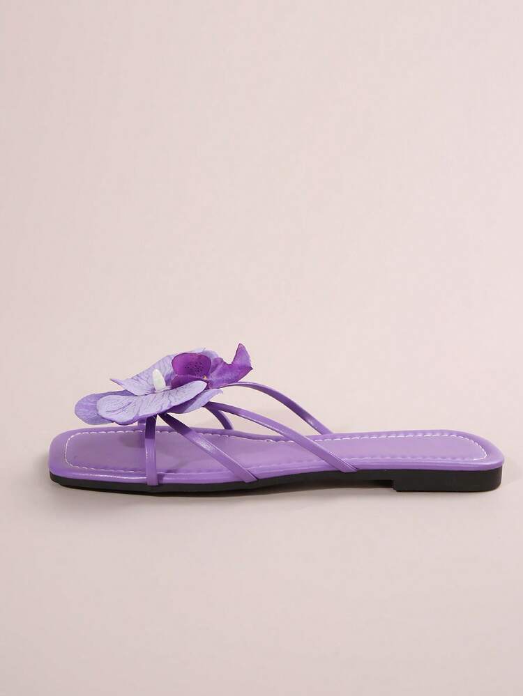 trandi new arrivels Flower Flat Slippers for women