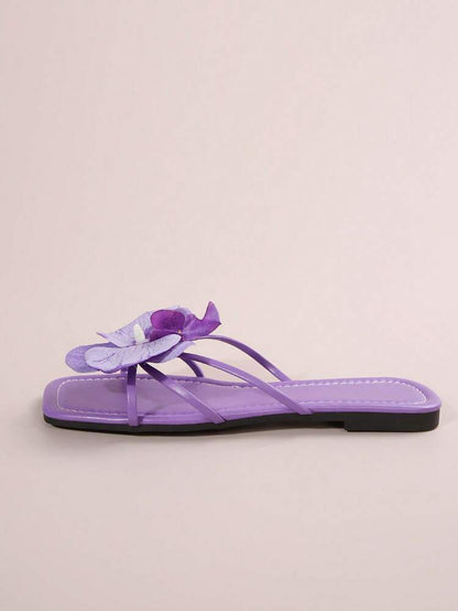 trandi new arrivels Flower Flat Slippers for women