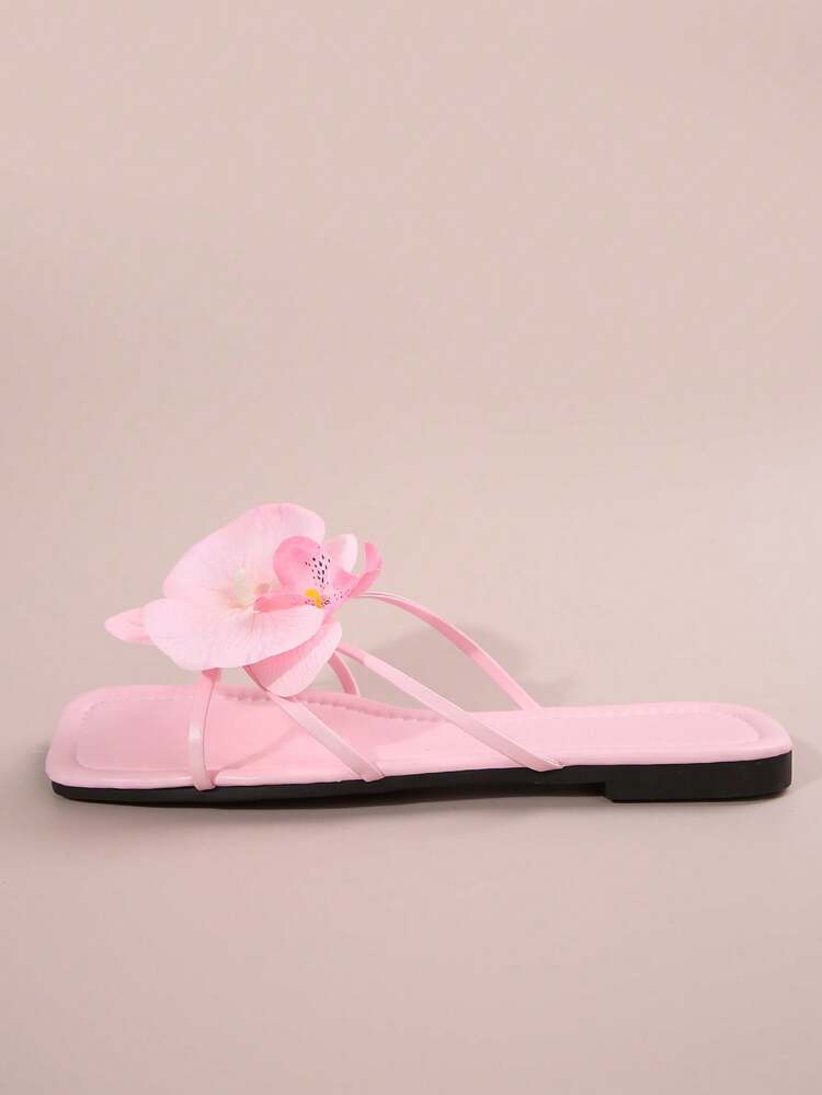 trandi new arrivels Flower Flat Slippers for women