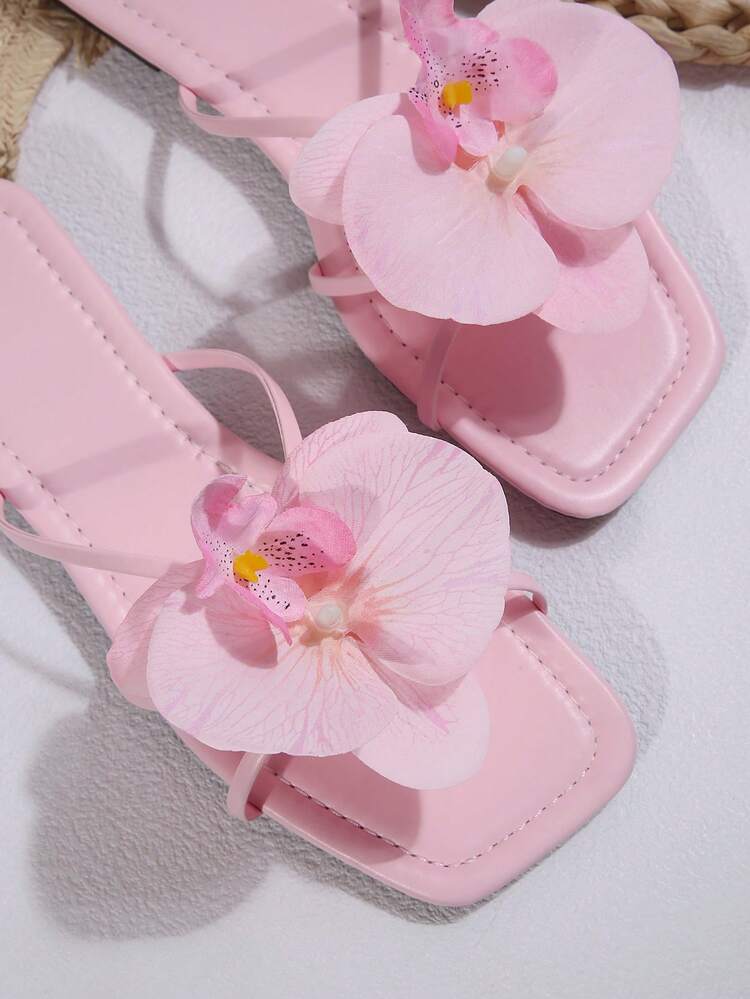 trandi new arrivels Flower Flat Slippers for women
