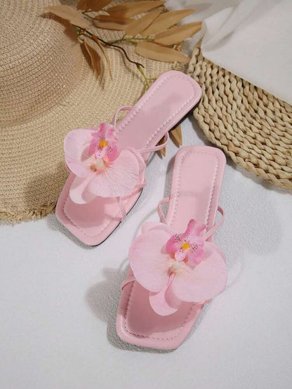 trandi new arrivels Flower Flat Slippers for women